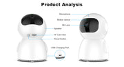 HD WIFI Wireless PTZ Camera Home Security Baby Monitor ICSee