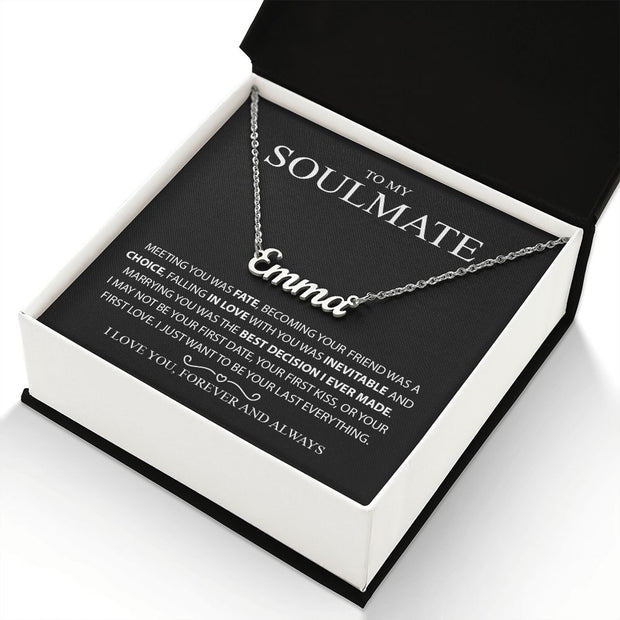 My Soulmate | Fate - Custom Name Necklace