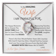 My Amazing Wife | Thankful - Forever Love Necklace